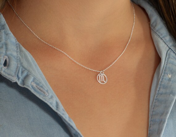 Etsy scorpio necklace deals