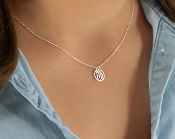 Virgo Necklace, Sterling Silver Zodiac Necklace, Virgo Birthday Gift