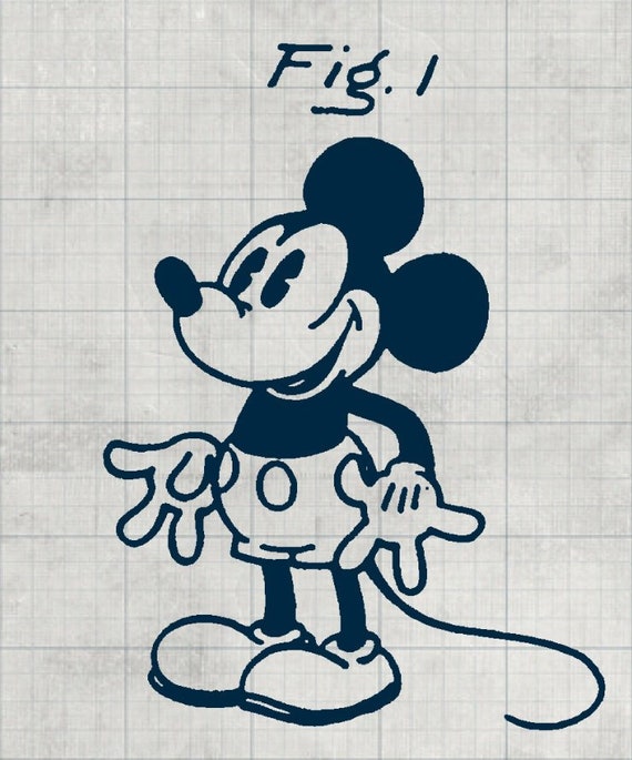 DISNEY ART PRINT Mickey and Minnie Cool Walt Disney