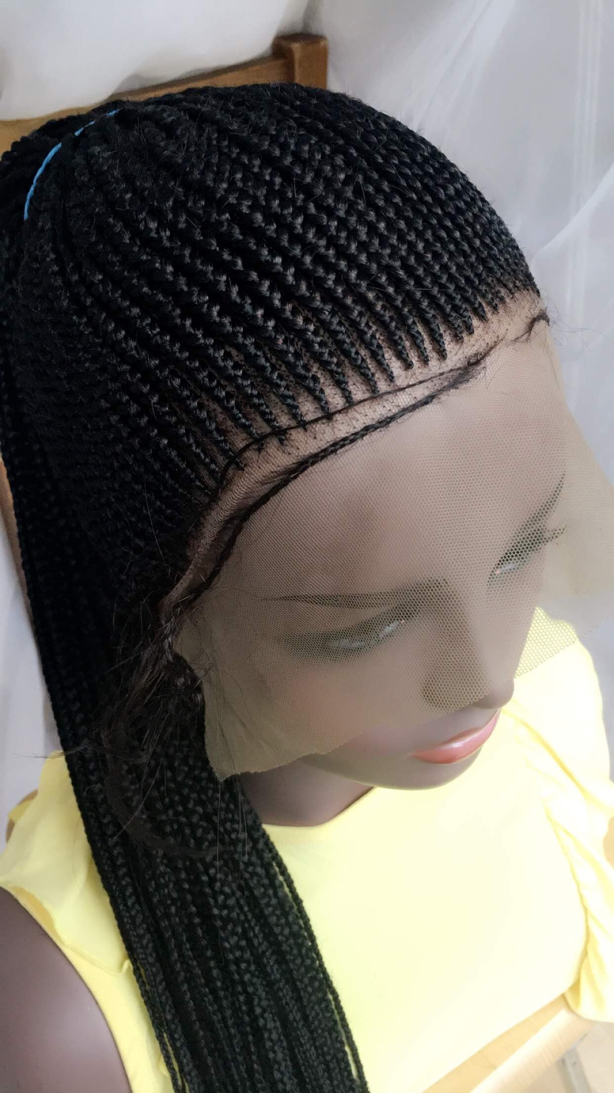 Ready To Ship Braided Wig Frontal Ponytail Wig Updo
