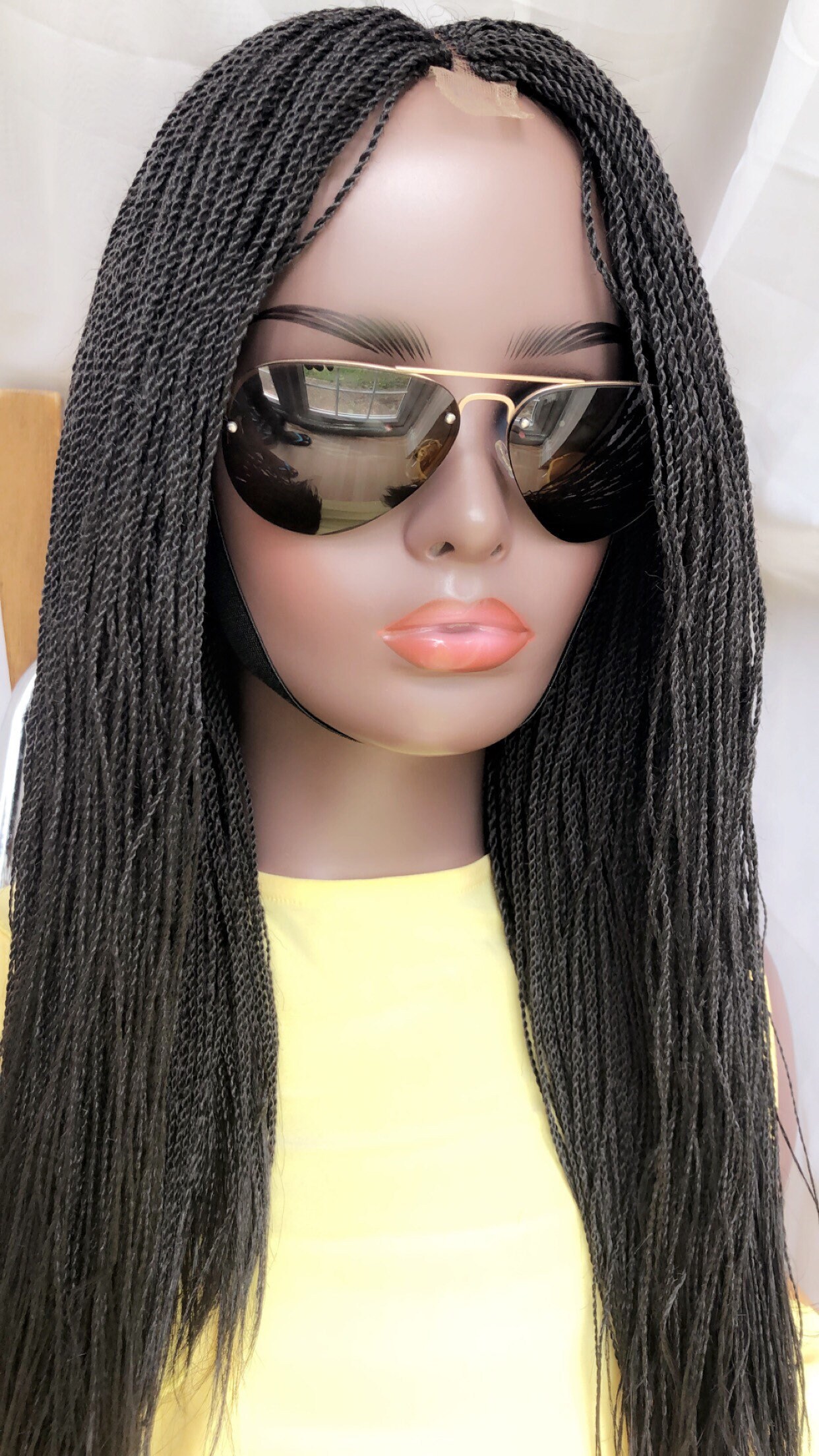 READY TO SHIP*Black Small Twists Senegalese Twists Million Braids 18