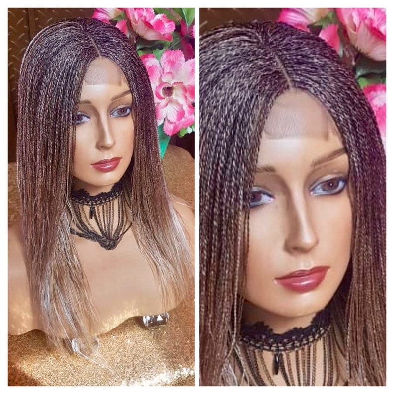 Ready To Shipbraided Wig Braid Wig Braided Lace Part Twists Etsy