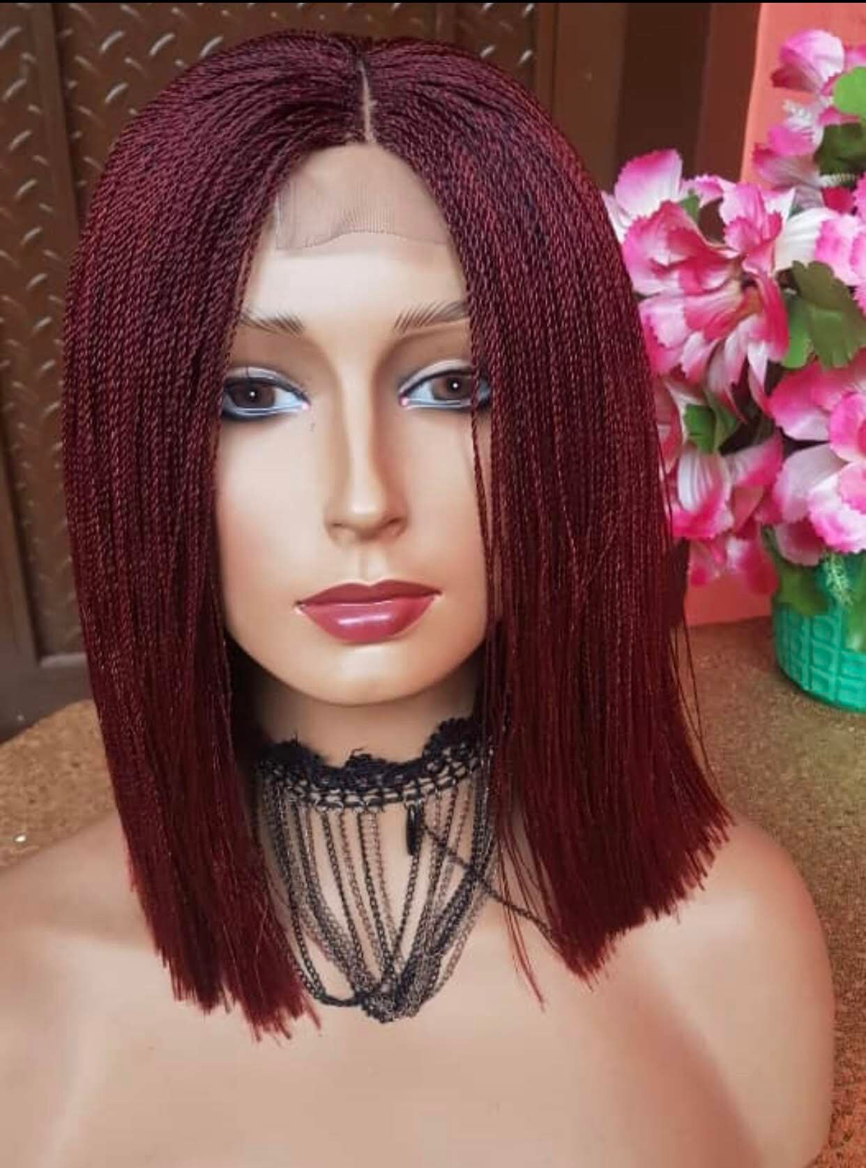 Ready To Ship Senegalese Twists Braided Wig Braid Wig Million