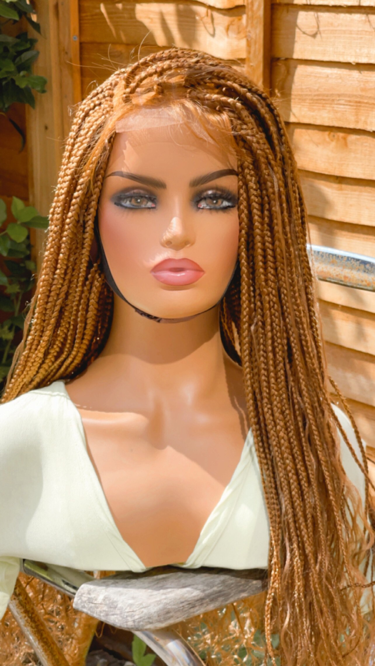 READY TO SHIPBraided Wig Small Goddess Braids Wig Lace Etsy