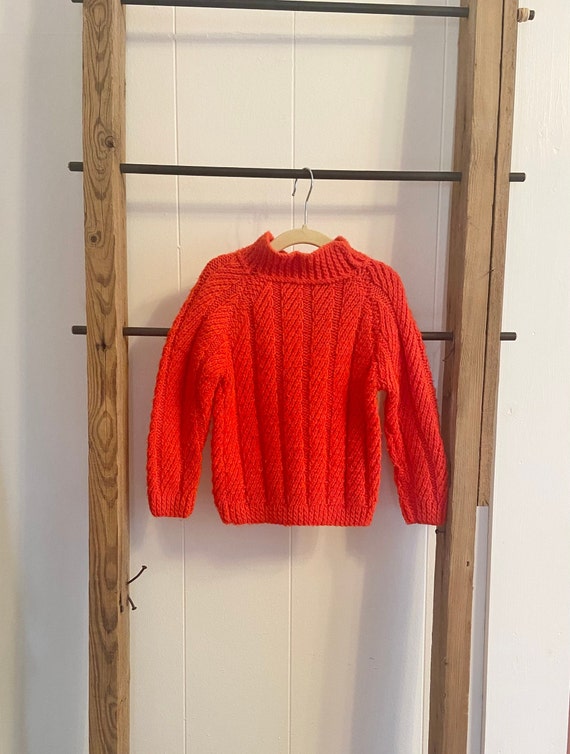 Vintage Red Toddler Sweater, Vintage Sweater, Todd