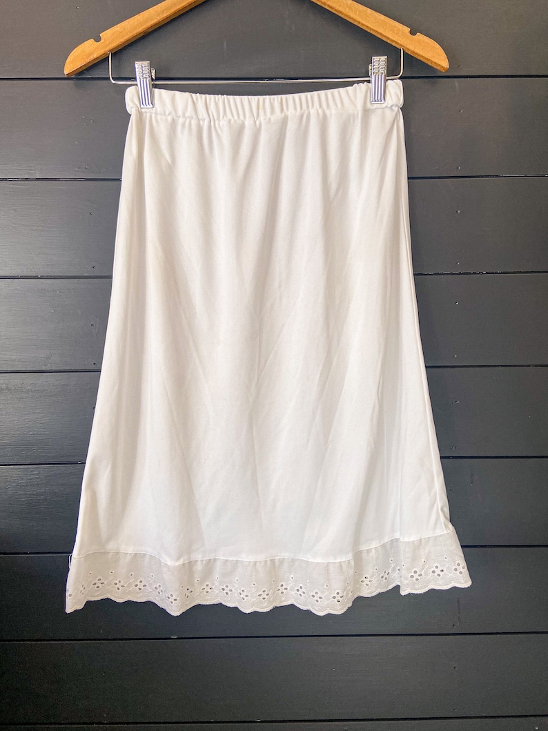 Vintage White Half Slip White Slip Half Slip Vintage Slip Etsy