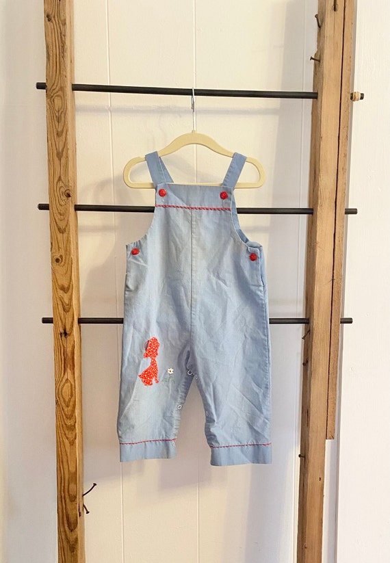 Vintage Baby Overalls, Baby Overalls, Baby Romper,