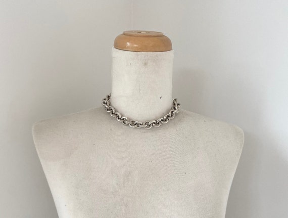 Sterling Silver Chain Necklace by  Steven Alan, 1… - image 3