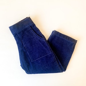 Handmade Vintage baby corduroy pants, navy pants, baby pants, unisex baby, baby boy, corduroy, retro baby, vintage baby, baby clothes