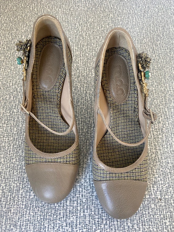 Tweed Heels, Size 38, Women's Heels, Unique Shoes… - image 4