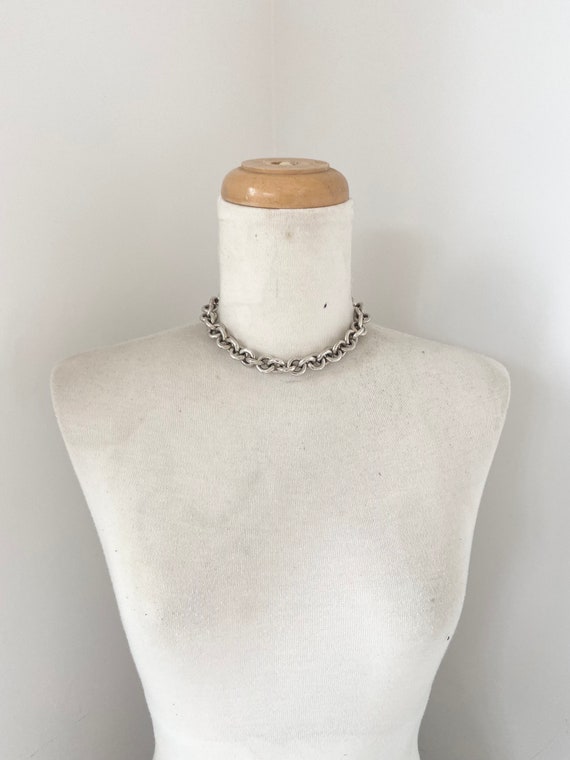 Sterling Silver Chain Necklace by  Steven Alan, 1… - image 5