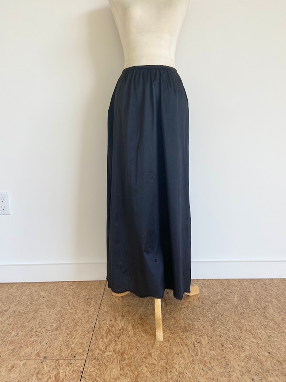 Black Slip, Half Slip, Vintage Slip, Vintage Black