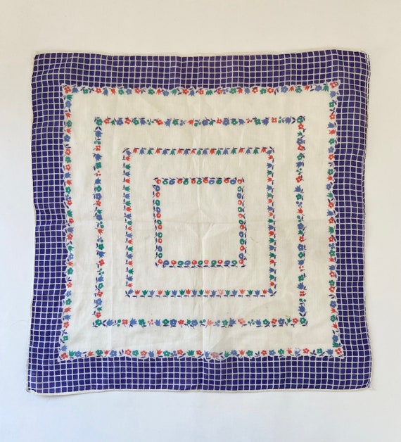 Vintage Handkerchief Set of Five, Handkerchief Lo… - image 8
