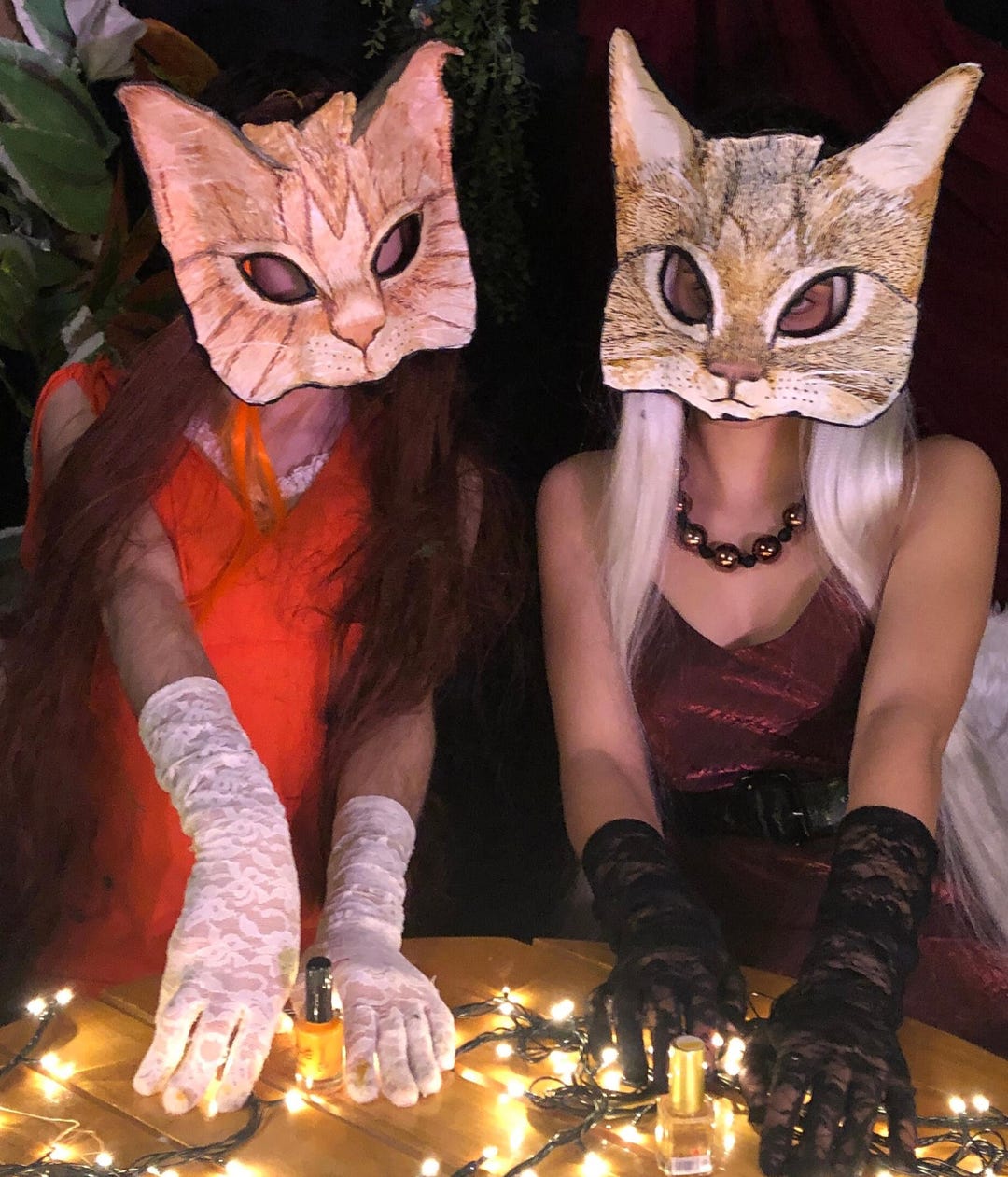 Customizable Kitty Cat Mask: Animal Masquerade Mask, Cosplay Prop - Etsy