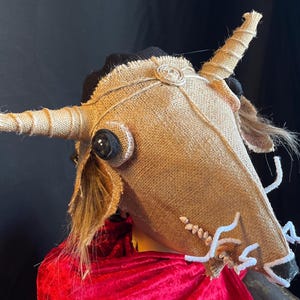 Cryptid Mask - Adult Halloween Costume - Handmade Custom Props -  Monster Mask