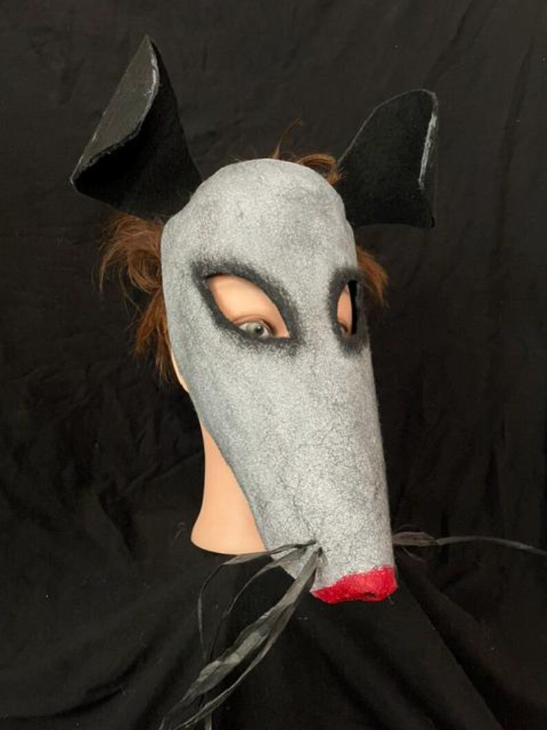Rodent Mask Possum Mask - Halloween, Masquerade, Creepy-cute Costume Props for ...
