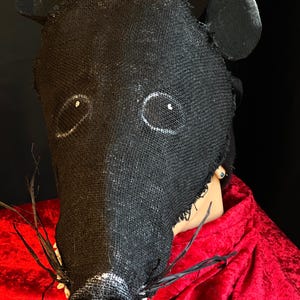 Opossum Possum Mask - Adult Halloween, Masquerade, Creepy Cute Cosplay Costume Masks for Photo Shoots, Videos and Fun Times