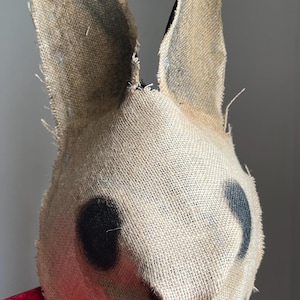 Rabbit Mask, Bunny Mask, Scary Halloween Costume for Masquerades, Parades, Videos, Photo Shoots