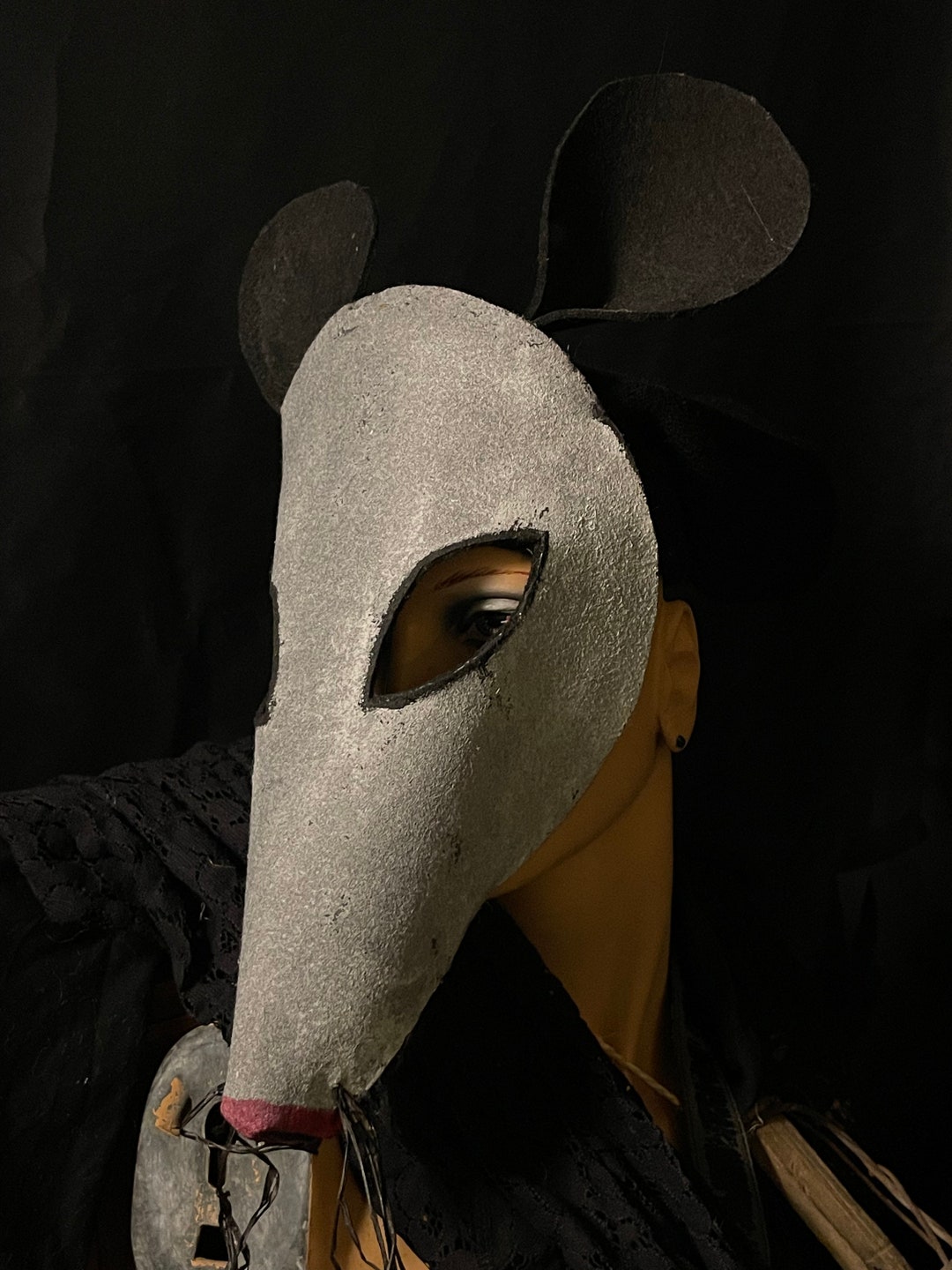 Creepy Cute Possum Mask Adult Halloween, Masquerade, Cosplay Costume Masks for Photo Shoots
