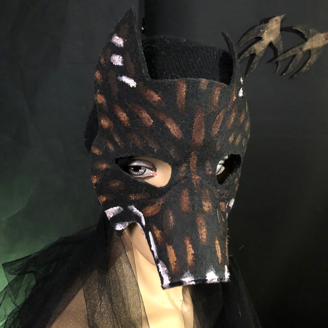 Fox Kitsune Mask Adult Halloween Costumes for Masquerades & Photo Props
