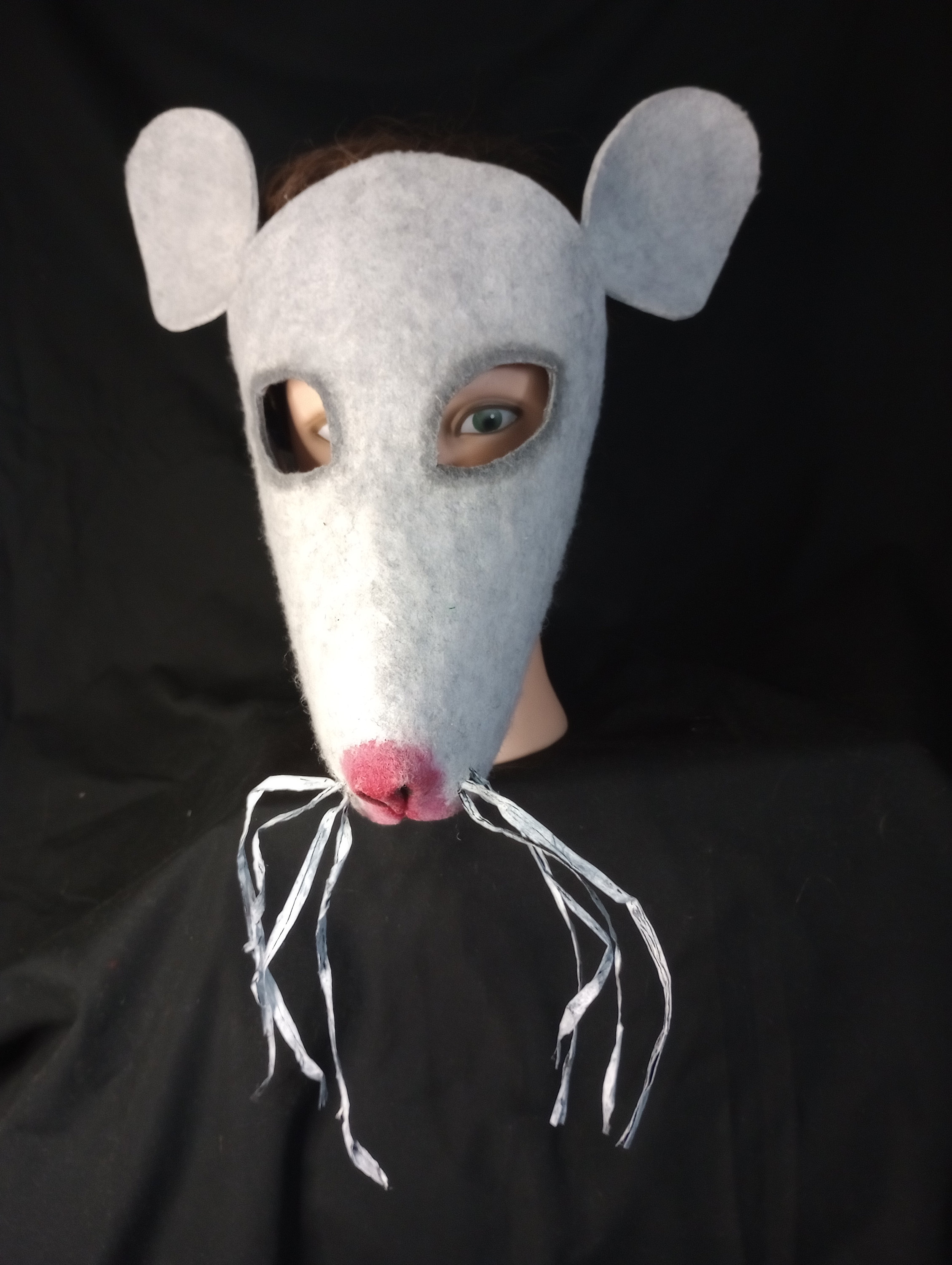Rodent Mask Rat Mouse Mask - Halloween, Masquerade, Creepy Cute Cosplay Costume for ...