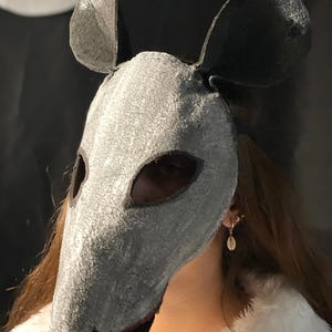 Creepy Cute Possum Mask - Adult Halloween, Masquerade, Cosplay Costume Masks for Photo Shoots, Videos - Rat, Mouse, Rodent Mask