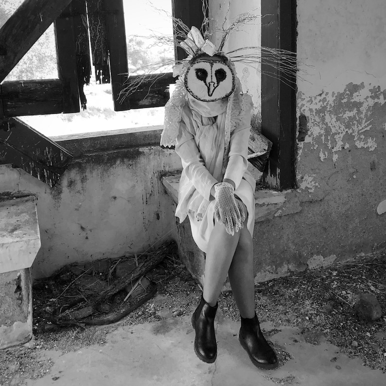 Barn Owl Masks for Halloween Group Couple's Costume Etsy