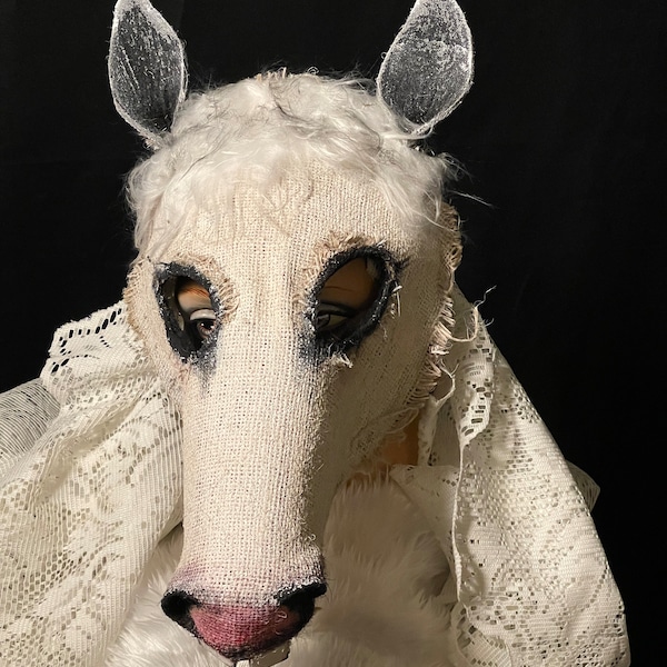 Scary Horse Mask - Halloween - Mardi Gras - Photo Shoot - Parade