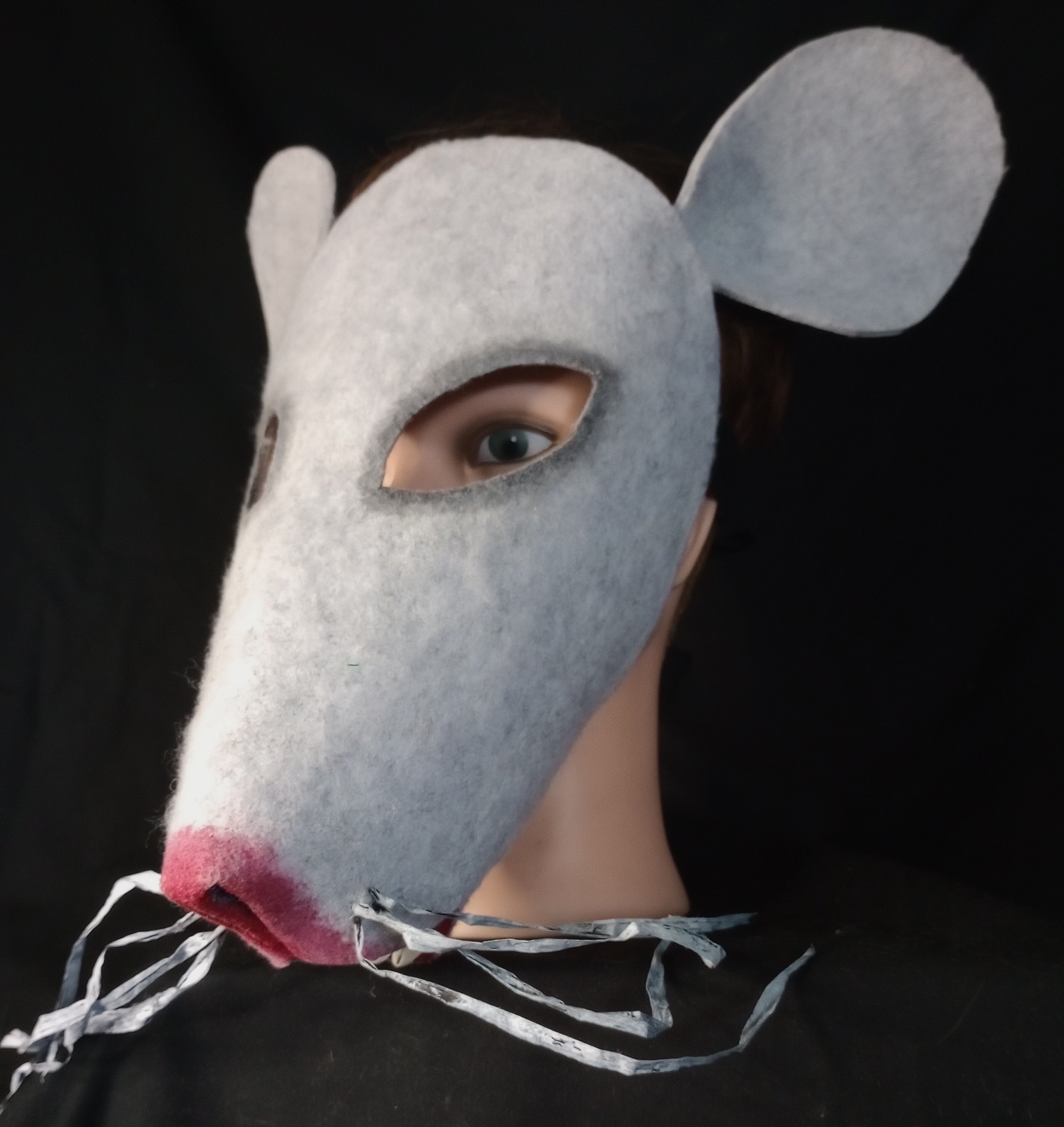 Rodent Mask Rat Mouse Mask - Halloween, Masquerade, Creepy-cute Costume for Photo ...