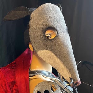 Rodent Mask - Adult Halloween, Masquerade, Creepy Cute Cosplay Costume Masks for Photo Shoots, Videos - Rat, Mouse, Rodent Mask