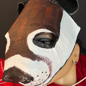 Otter Mask - Sea Otter Mask - Animal Masquerade Mask - Cosplay, Larp, Adult Halloween Mask - Handmade, Custom Props