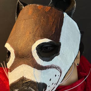 Otter Mask - Sea Otter Mask - Animal Masquerade Mask - Cosplay, Larp, Adult Halloween Mask - Handmade, Custom Props