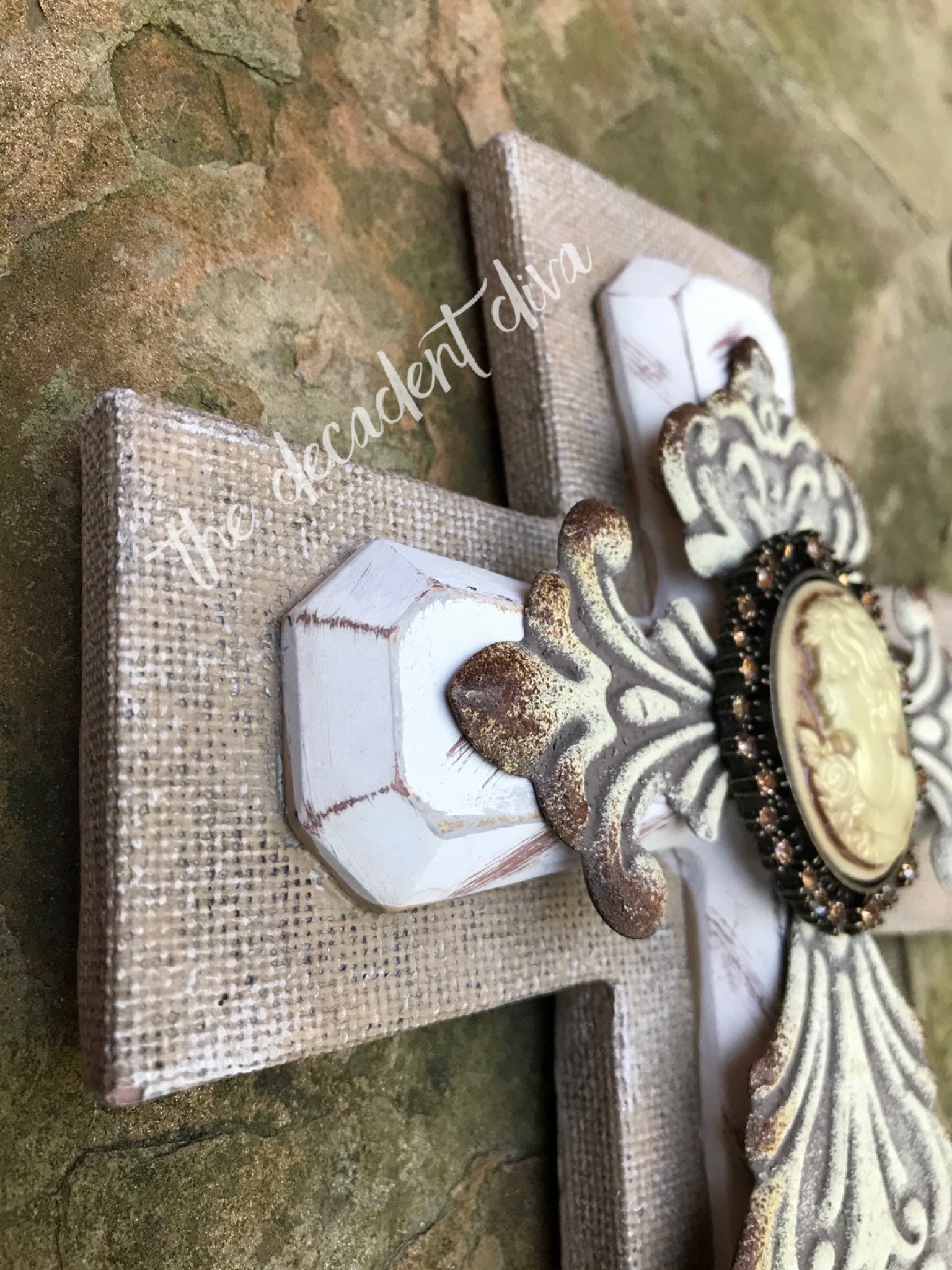 WALL CROSS DECOR Fleur De Lis Wall Decor Wall Crosses For | Etsy