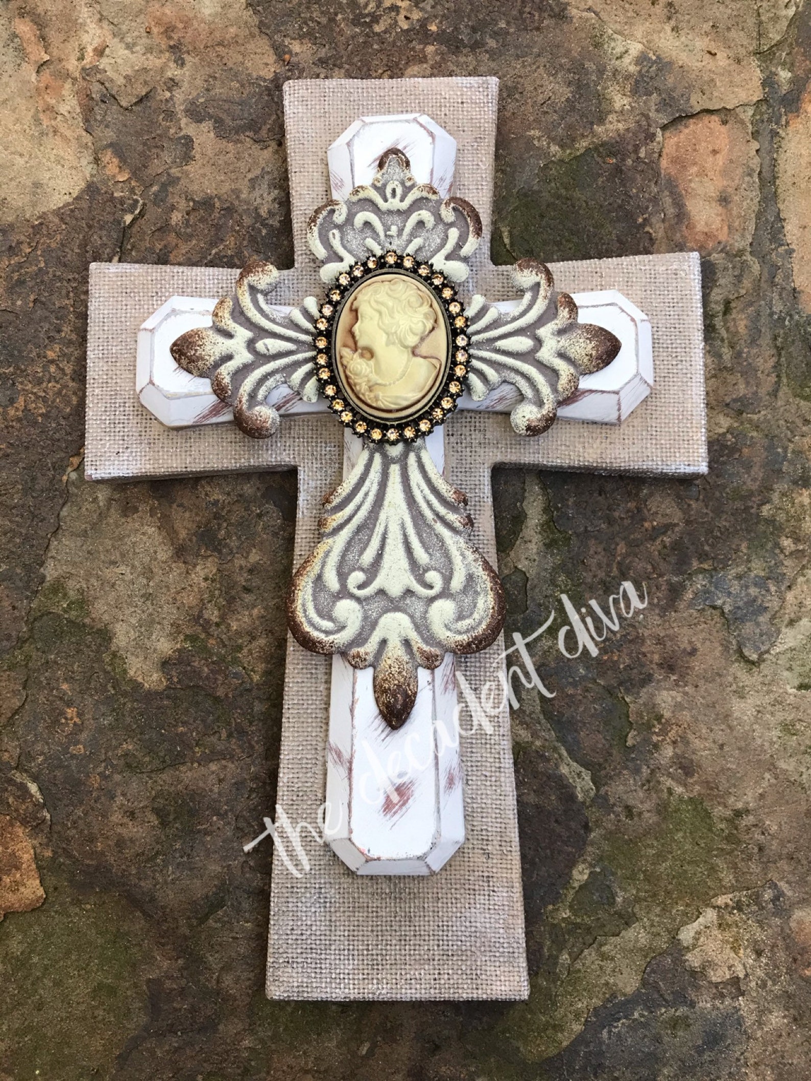 WALL CROSS DECOR Fleur De Lis Wall Decor Wall Crosses for - Etsy