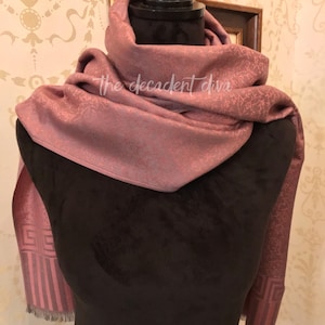 Cashmere, Cashmere Scarf, Pink Scarf, Wrap, Pashmina, Anniversary Gifts For Her, Gifts For Mom, Mother’s Day Gifts, Accessories