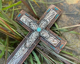 Wall Cross, Decorative Cross, Anniversary Gifts, Housewarming Gifts, Christian Gifts For Him, Southwestern Cross, Western Decor, Religious