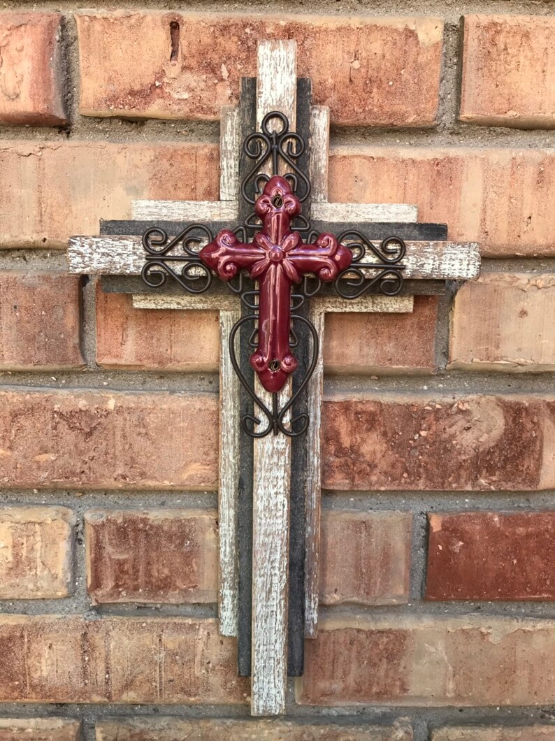 WALL CROSS Wood Cross Decor Wood Wall Hanging Crosses for Etsy