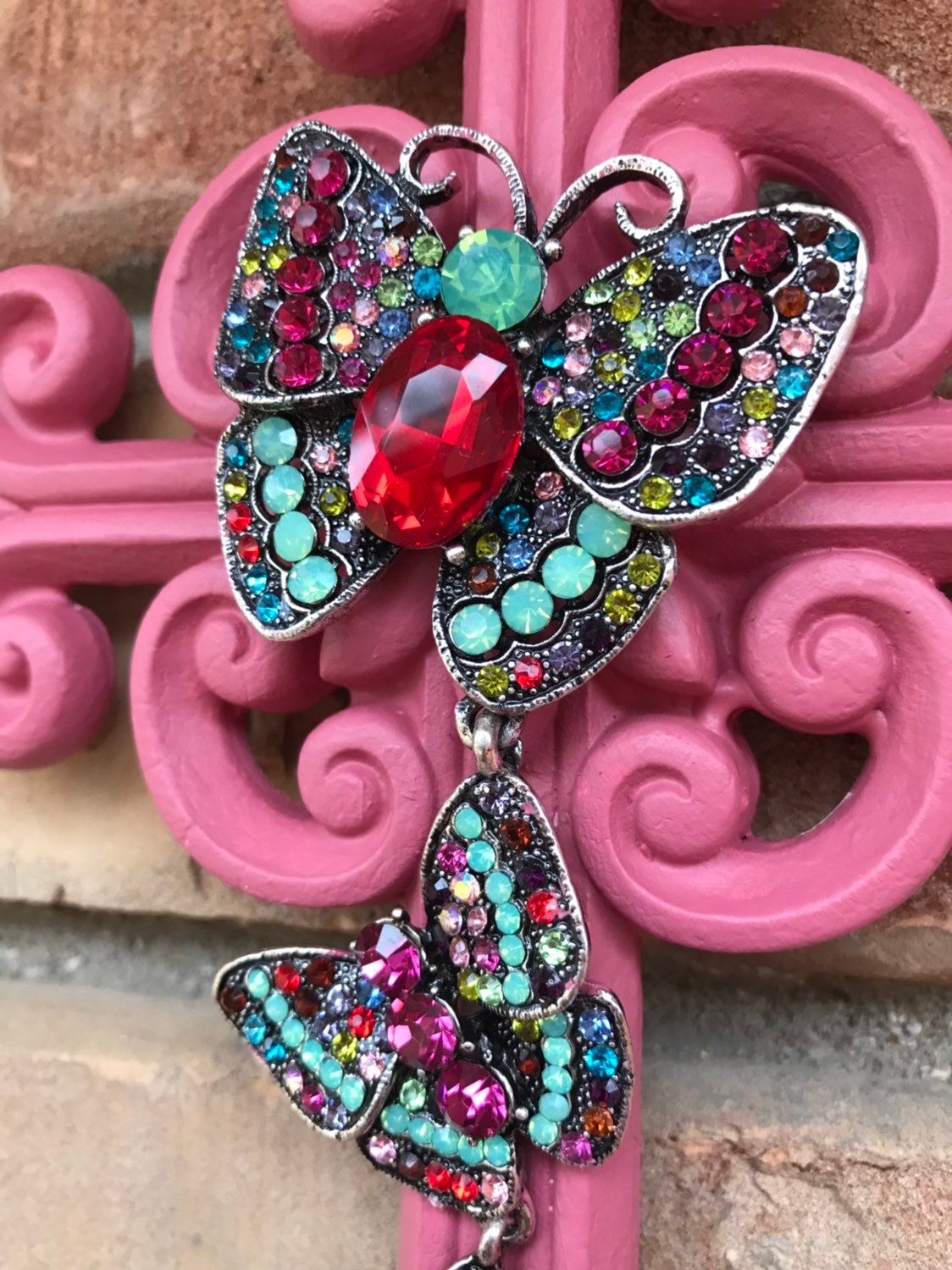 WALL CROSS DECOR Fleur De Lis Wall Decor Wall Crosses For | Etsy