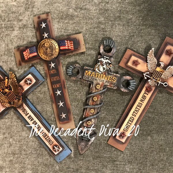 Wall Cross, Cross, Air Force, USAF, USAF Cross, Patriotic, USA, American, Veteran, Cross Decor, Anniversary, Christian Gift, Fathers Day