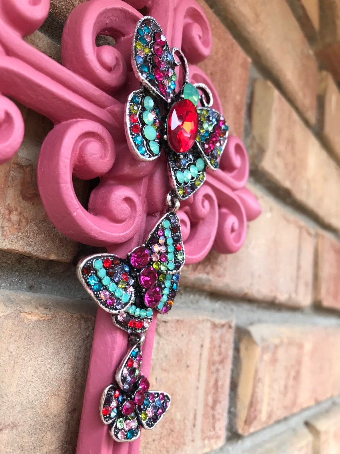 WALL CROSS DECOR Fleur De Lis Wall Decor Wall Crosses For Etsy