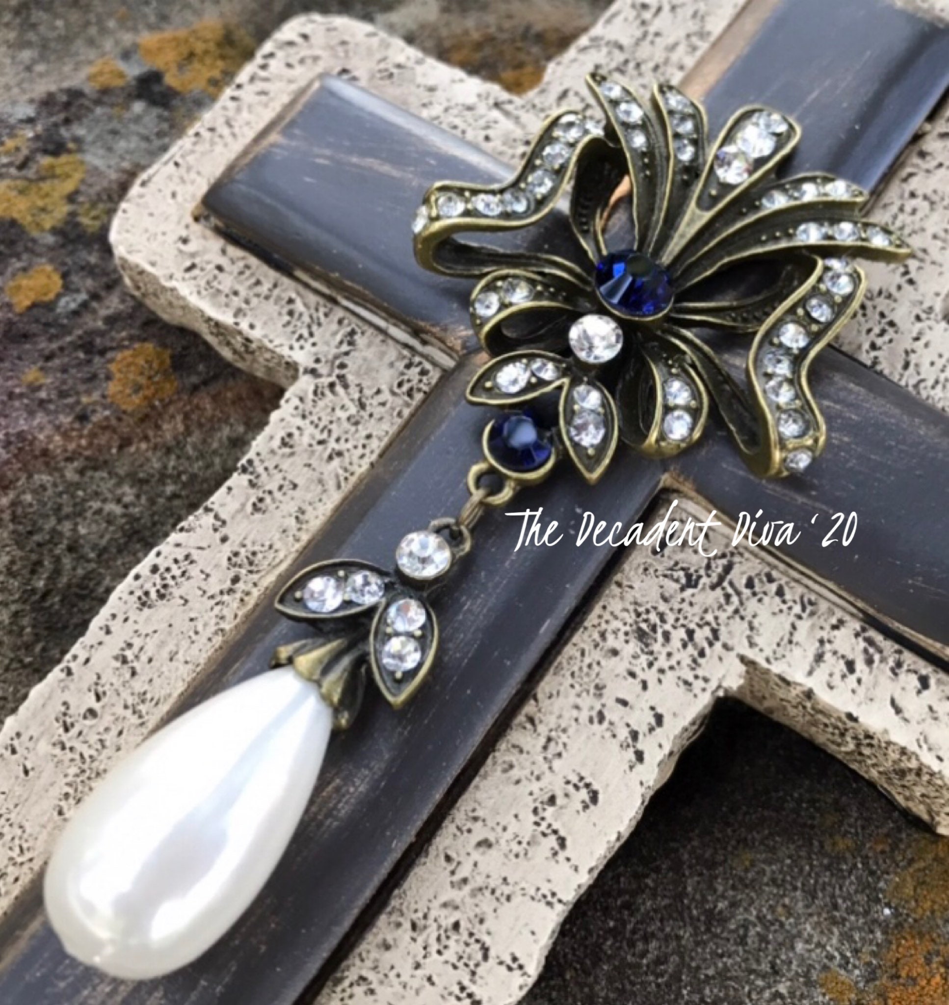 WALL CROSS DECOR Fleur De Lis Wall Decor Wall Crosses for | Etsy