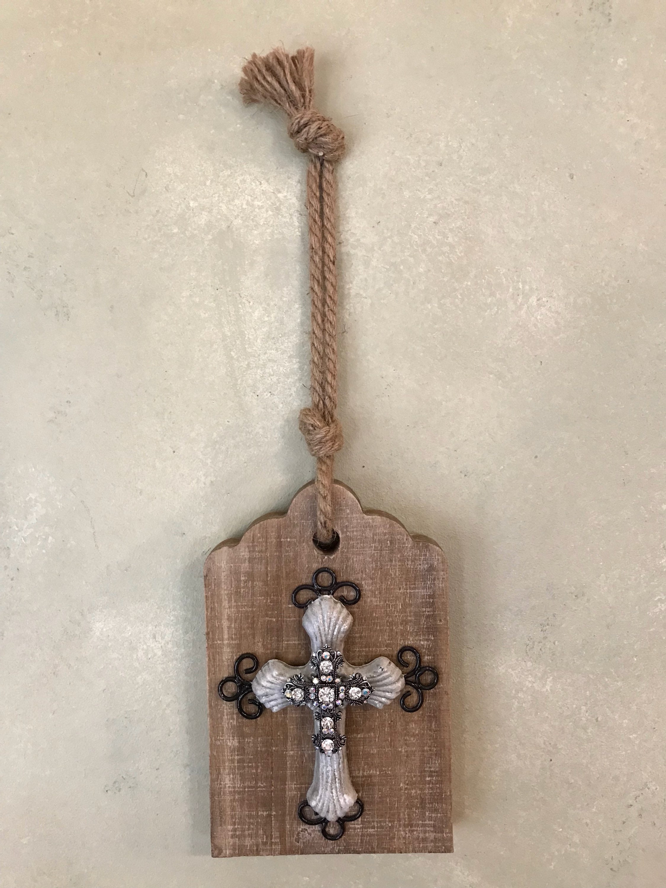 WALL CROSS DECOR Fleur De Lis Wall Decor Wall Cross for | Etsy