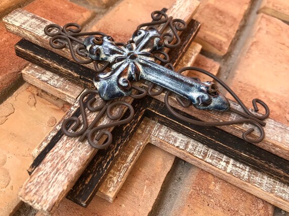 Wall Cross Wall Crosses For Decor Cross Decor Wall Cross Etsy