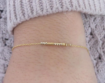 Custom Morse Code Bracelet: Personalized Hidden Message Gift