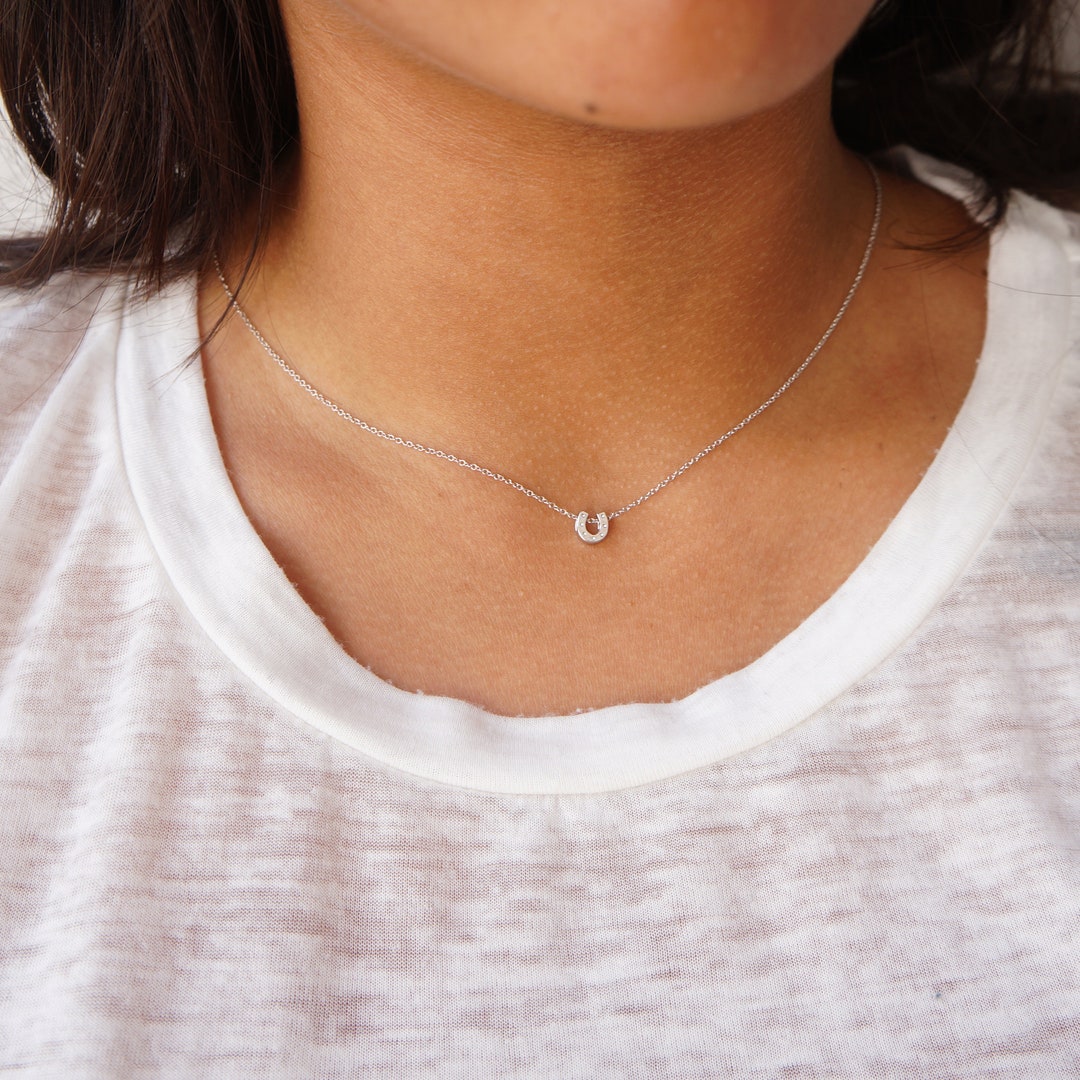 Mini Lucky Horseshoe Necklace