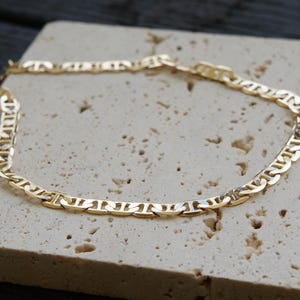 18kt Gold Plated Chain Necklace: Sparkly Boho Layering Jewelry