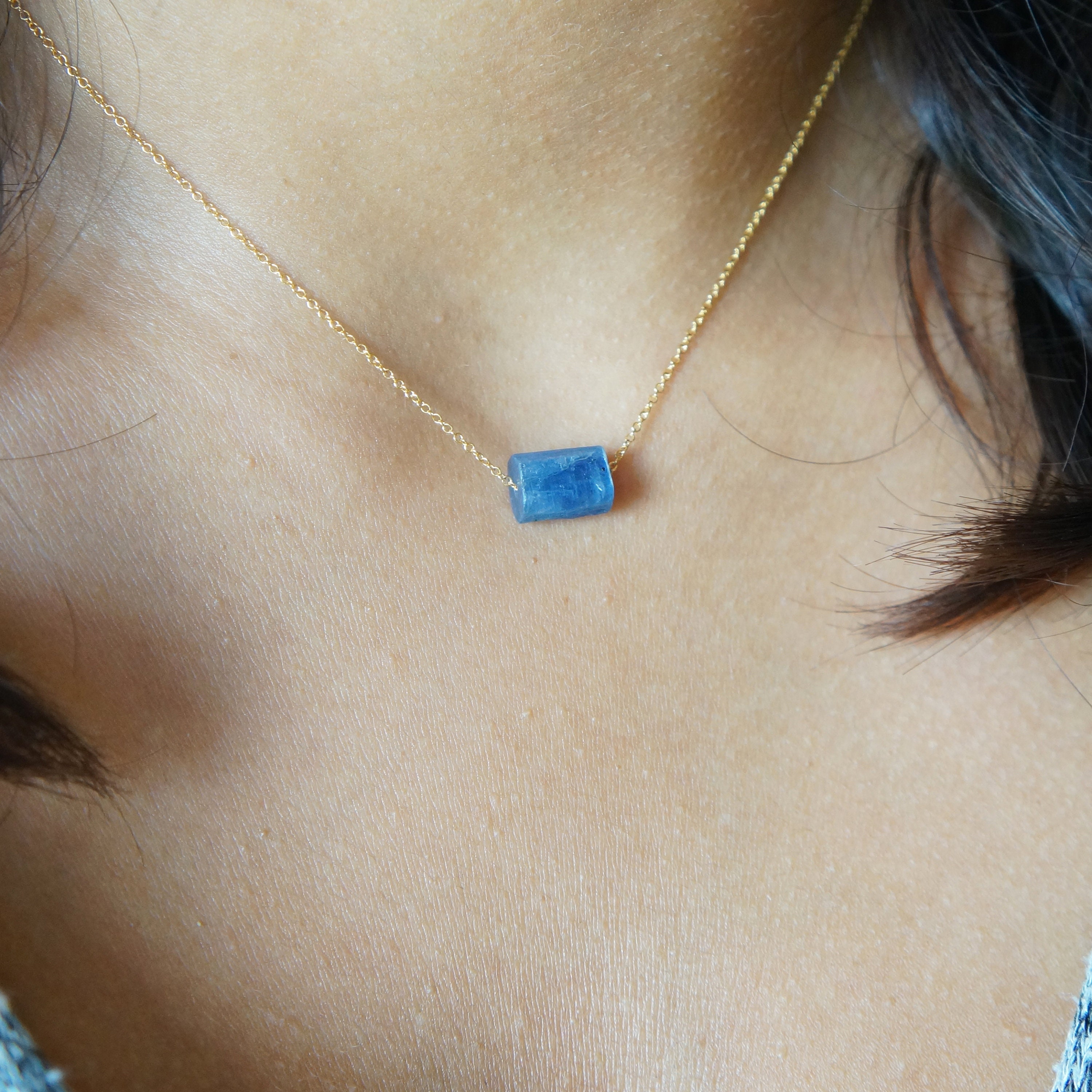 ネックレス・ペンダント blue quartz Necklace Blue Quartz Necklace - Etsy Canada