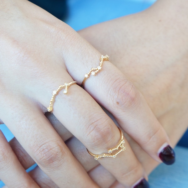 Delicate Stack Ring - Etsy