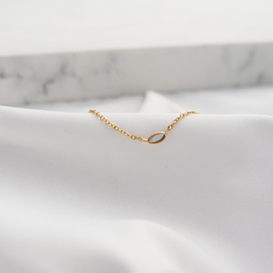 Tiny Opal Bracelet Charm Bracelet Minimalist Bracelet Layering Bracelet Gift Simple Dainty Gold Bracelet for Women October Birthstone Opal