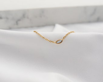 Pulsera de ópalo diminuto Pulsera de dijes Pulsera minimalista Pulsera de capas Regalo Pulsera de oro simple y delicada para mujer Ópalo de piedra natal de octubre